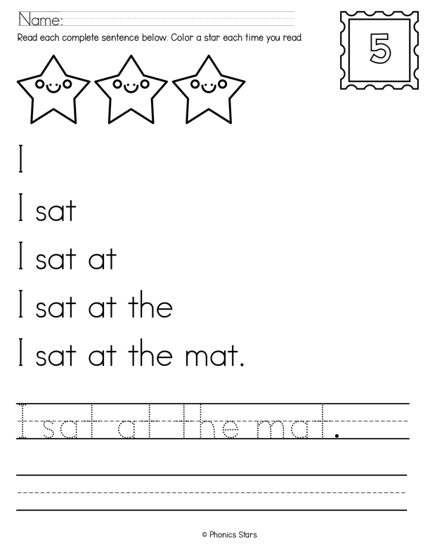 Fluency Triangle Worksheet