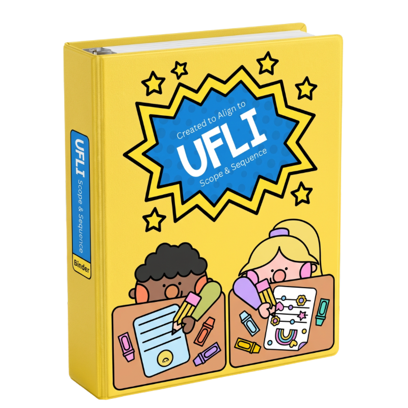 UFLI Kindergarten Workbook Cover